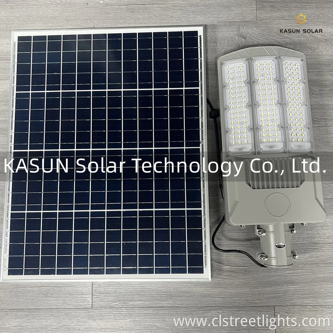 500W LED Parking Lot Light High Brightness Solar Street Light Split Type Security Lighting with Dusk-to-Dawn Waterproof IP65 LED Stadium Floodlight for Yard